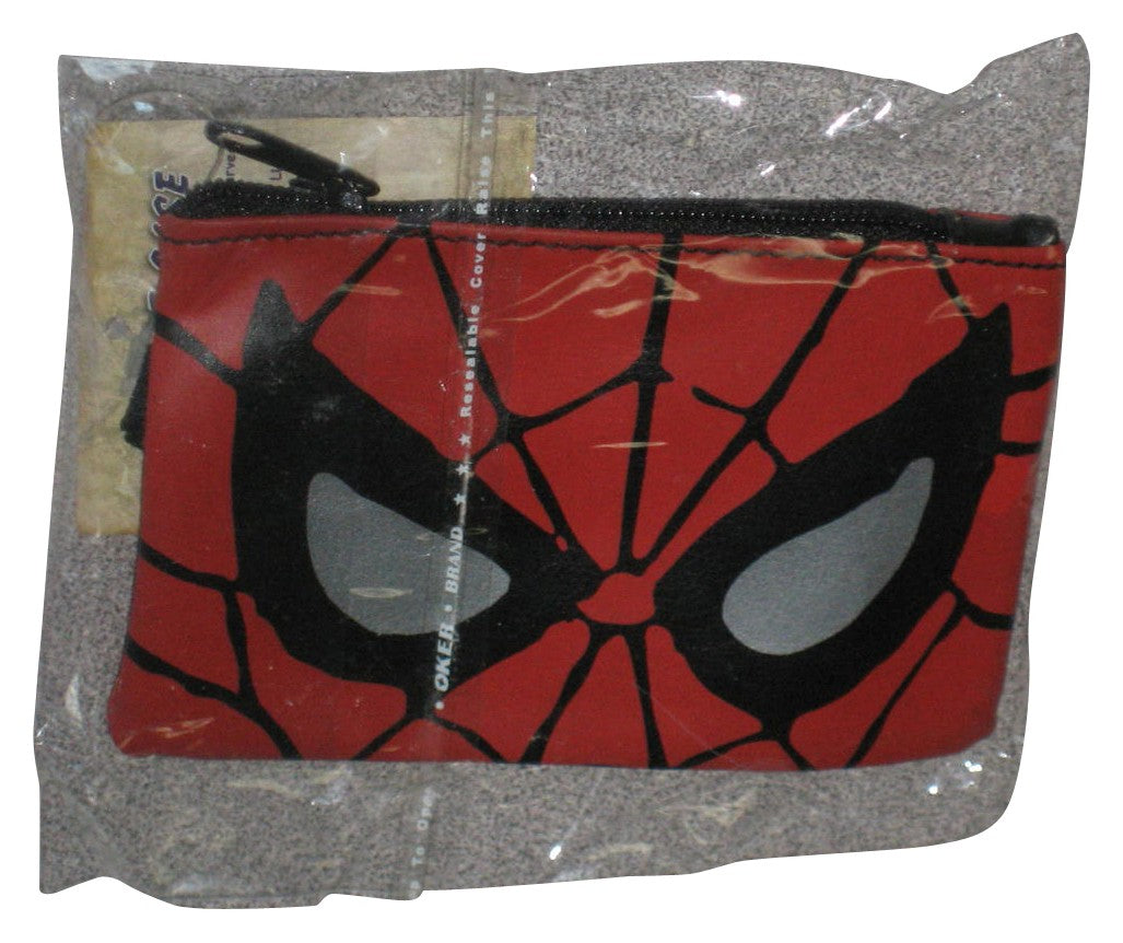 Marvel Spider-Man Mask Silver Buffalo Coin Change Case Wallet