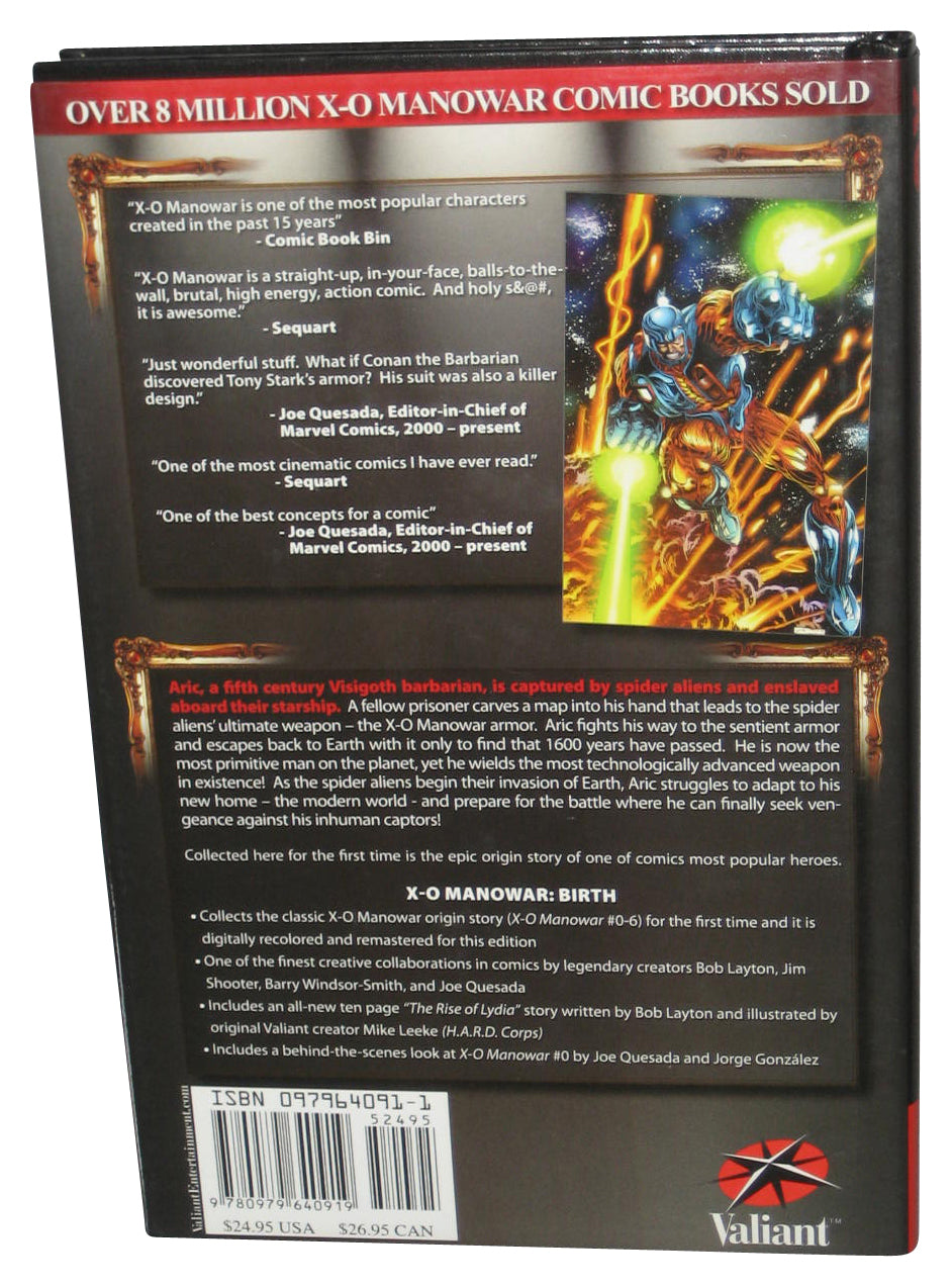 X-O Manowar Birth (2008) Valiant Hardcover Book