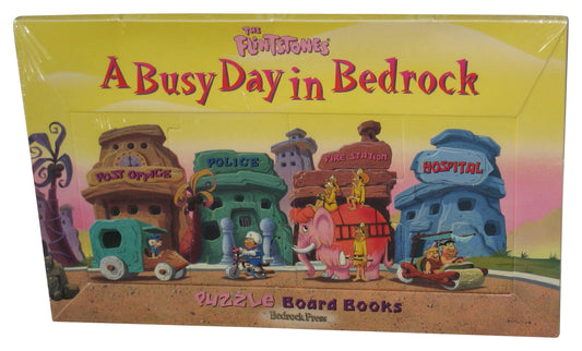 The Flintstones A Busy Day In Bedrock (1994) Turner Puzzle Board Book Pack
