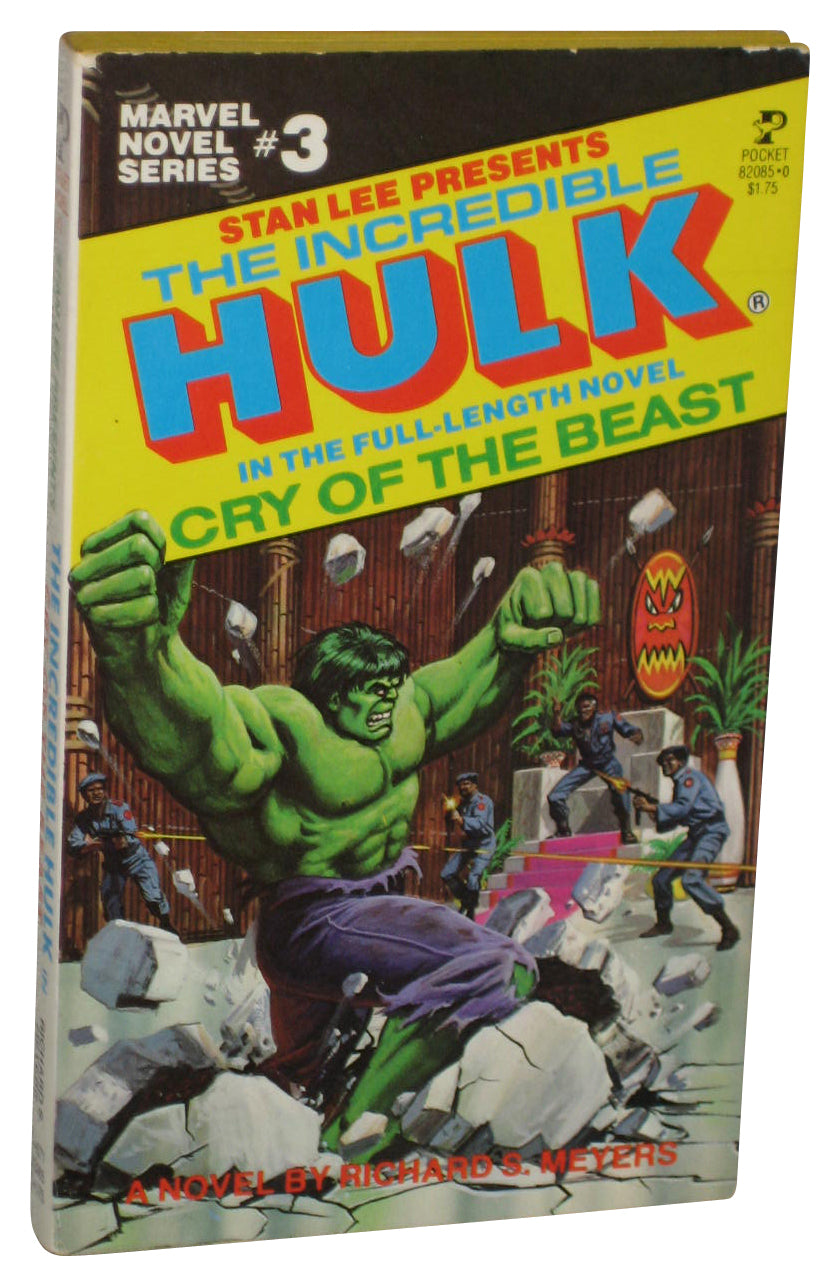 Marvel Novel Series #3 Stan Lee Presents (1979) The Incredible Hulk Cry of The Beast Paperback Book