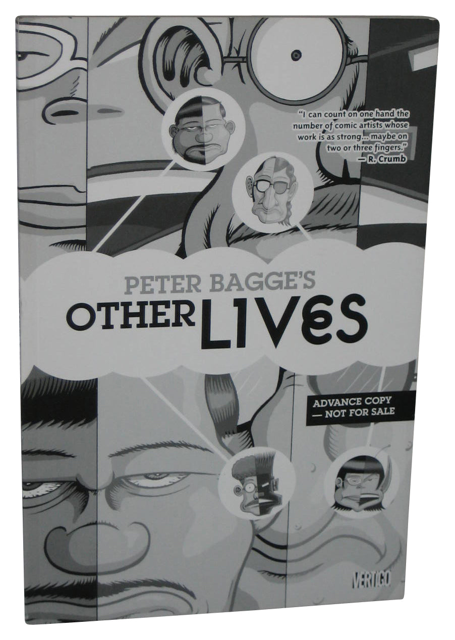 Other Lives Peter Bagge's Vertigo Comics Paperback Book - (Advance Copy Cover)
