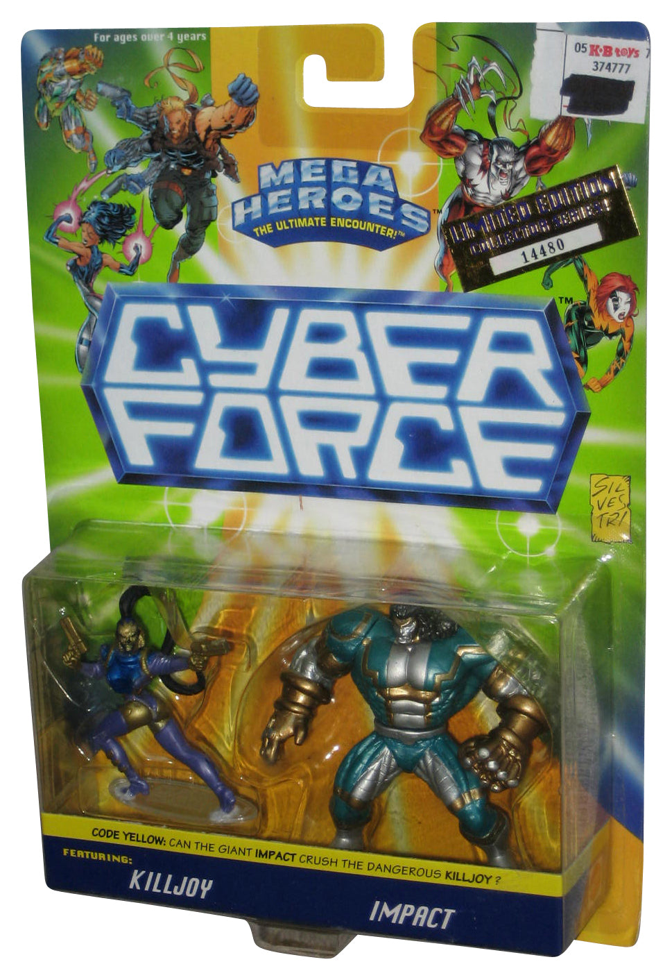 Cyber Force Limited Edition Killjoy & Impact Mattel Figure Set 2-Pack