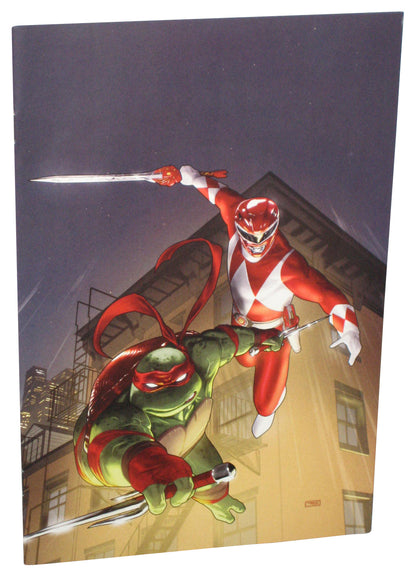 Mighty Morphin Power Rangers (2022) Teenage Mutant Ninja Turtles II Unlockable Taurin Cover #1 - (Red Ranger & Raphael)