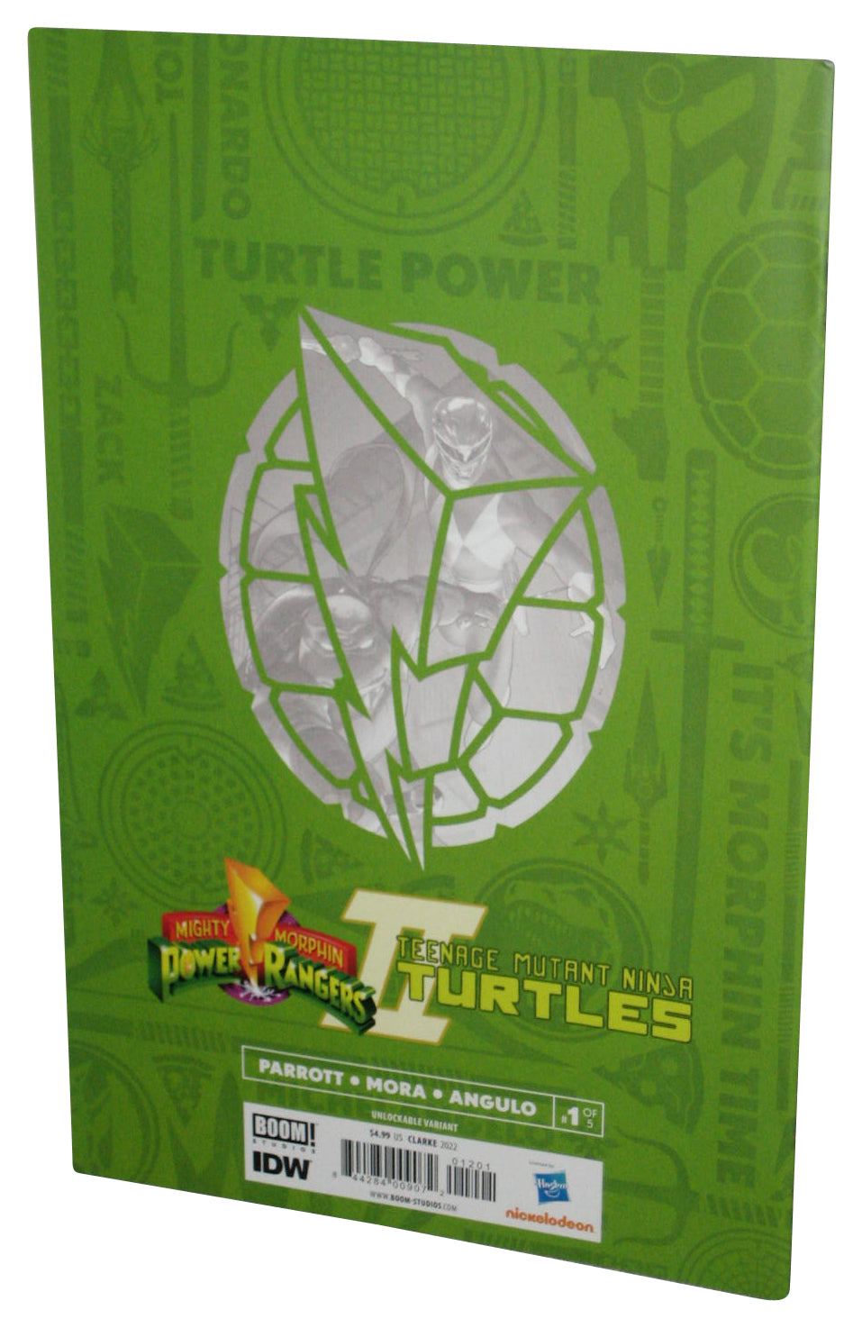 Mighty Morphin Power Rangers (2022) Teenage Mutant Ninja Turtles II Unlockable Taurin Cover #1 - (Red Ranger & Raphael)