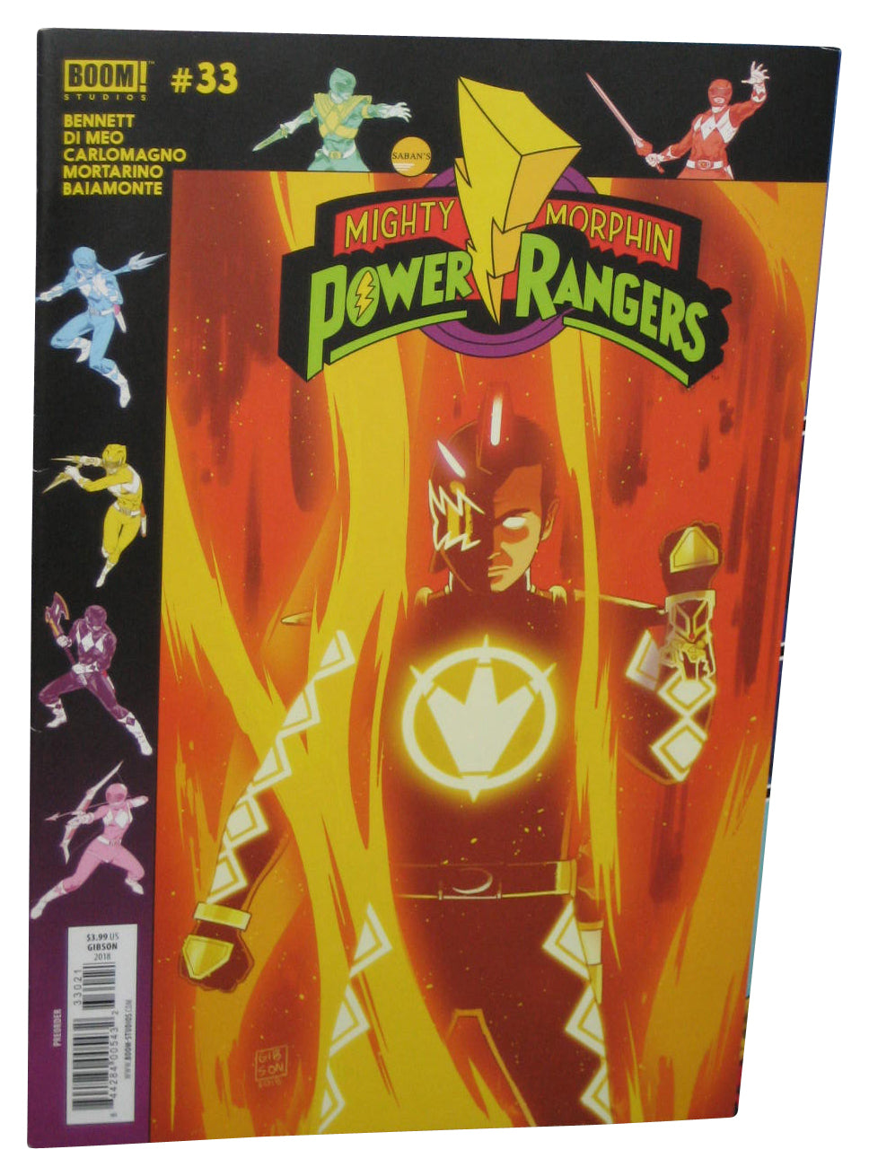 Mighty Morphin Power Rangers Gibson Variant Comic Book #33