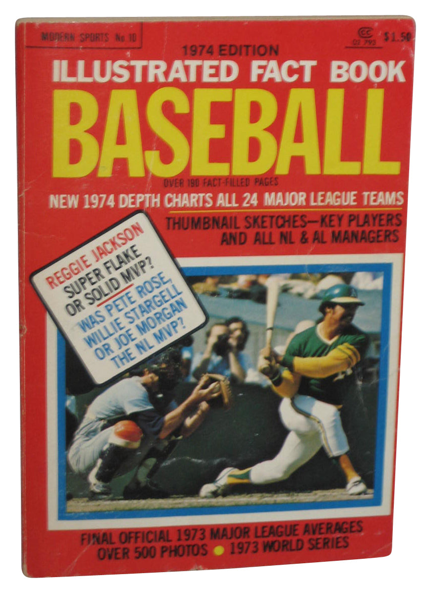 Illustrated Fact Book Baseball 1974 Edition Paperback Book