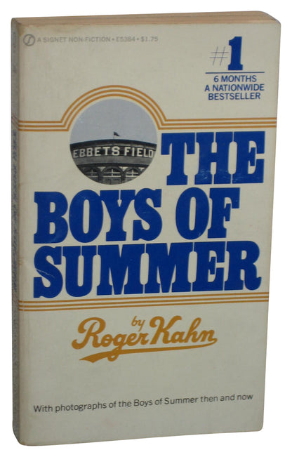 The Boys of Summer (1973) Signet Baseball Paperback Book - (Roger Kahn)