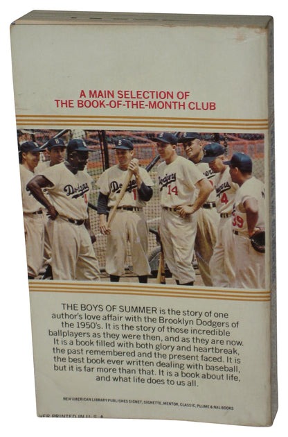 The Boys of Summer (1973) Signet Baseball Paperback Book - (Roger Kahn)
