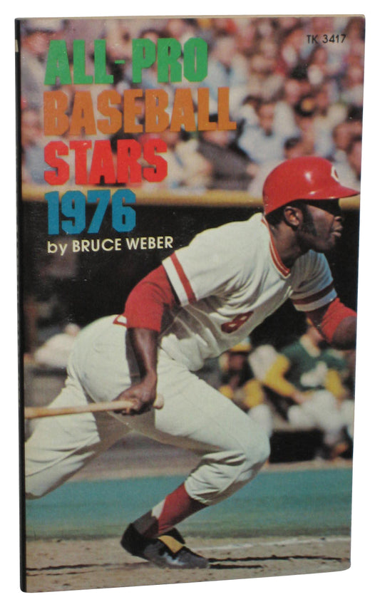 All-Pro Baseball Stars 1976 Scholastic Paperback Book - (Bruce Weber)