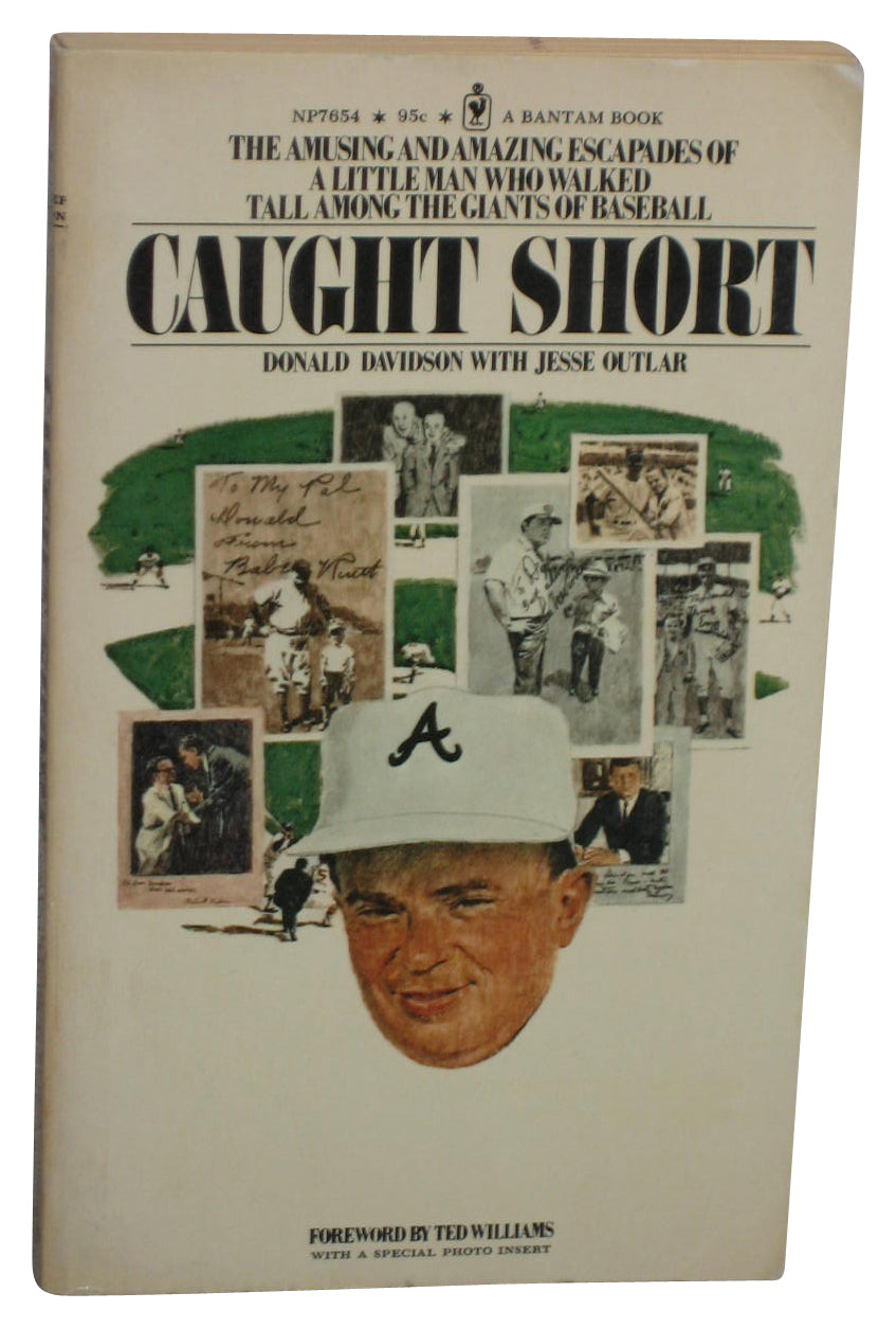 Caught Short (1973) Baseball Paperback Book - (Donald Davidson / Jesse Outlar)