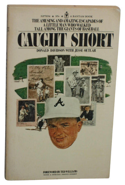 Caught Short (1973) Baseball Paperback Book - (Donald Davidson / Jesse Outlar)
