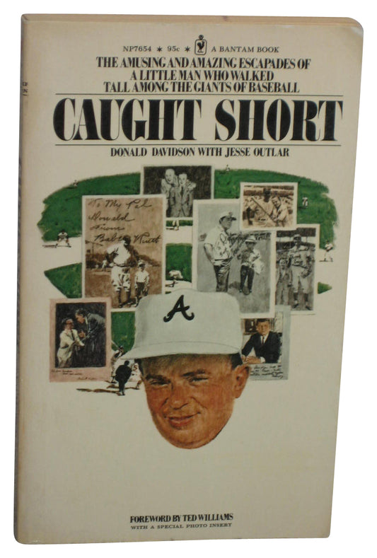 Caught Short (1973) Baseball Paperback Book - (Donald Davidson / Jesse Outlar)