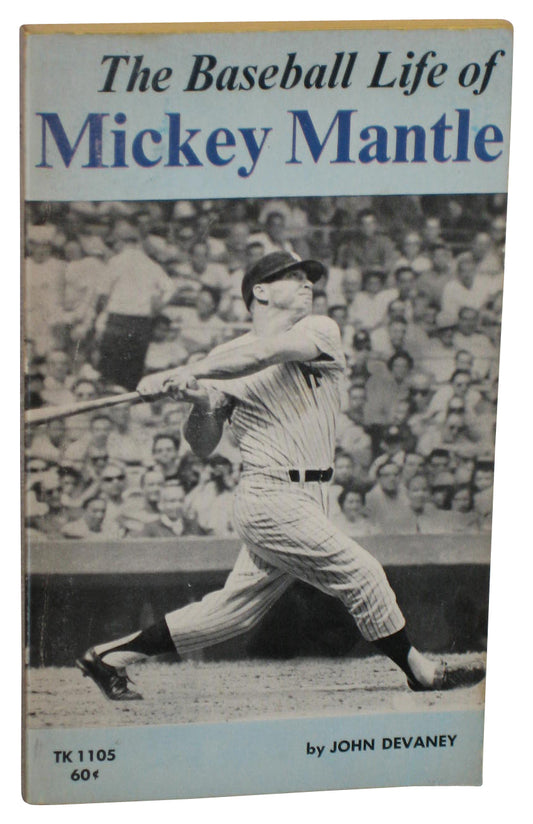 The Baseball Life of Mickey Mantle (1969) Baseball Paperback Book - (John Devaney)