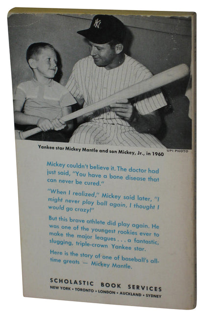 The Baseball Life of Mickey Mantle (1969) Baseball Paperback Book - (John Devaney)
