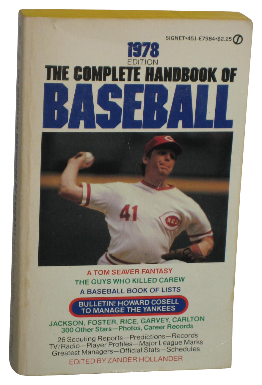 The Complete Handbook of Baseball (1978) Paperback Book