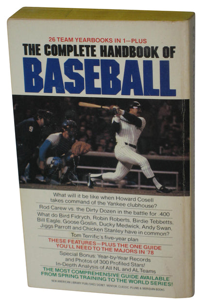 The Complete Handbook of Baseball (1978) Paperback Book