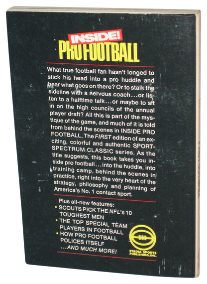 Inside Pro Football Dell (1973) Paperback Book - (Don Smith)