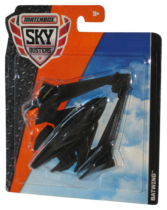Matchbox Sky Busters (2017) Batman Batwing Black Toy Aircraft Plane - (Cracked Plastic)