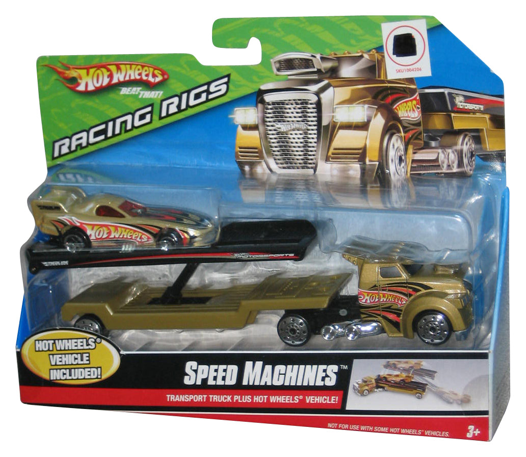 Hot Wheels Racing Rigs (2009) Speed Machines Transport Toy Car Truck Set