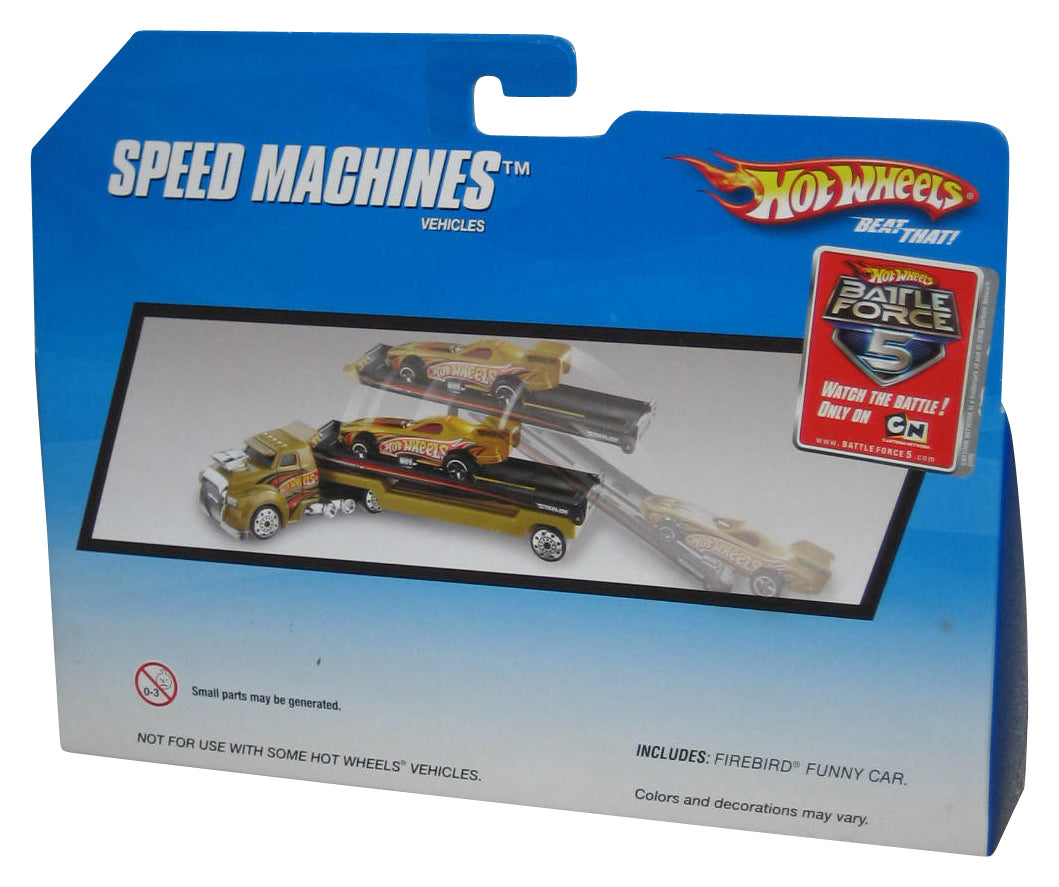 Hot Wheels Racing Rigs (2009) Speed Machines Transport Toy Car Truck Set