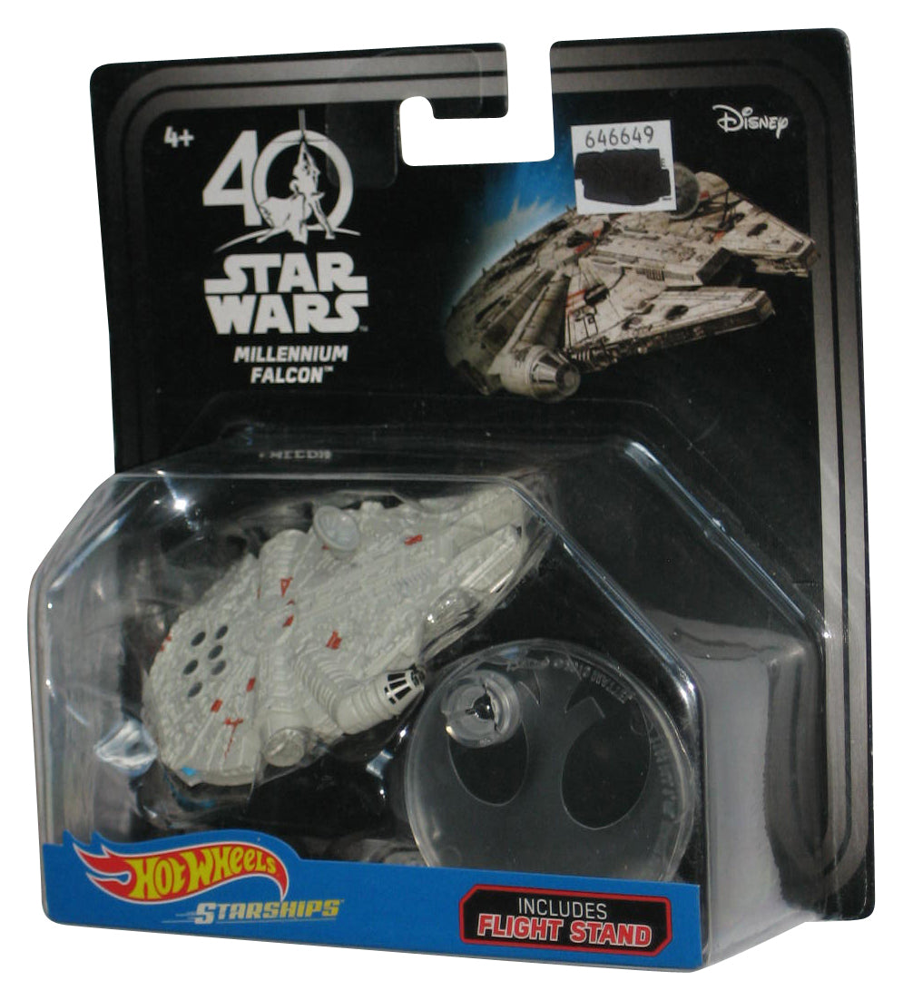 Star Wars Hot Wheels Starships 40th Anniversary (2016) Millennium Falcon Space Toy
