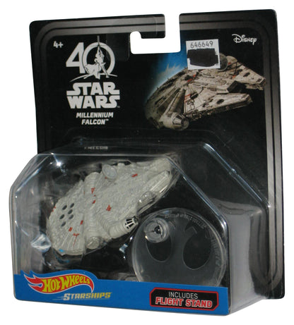 Star Wars Hot Wheels Starships 40th Anniversary (2016) Millennium Falcon Space Toy