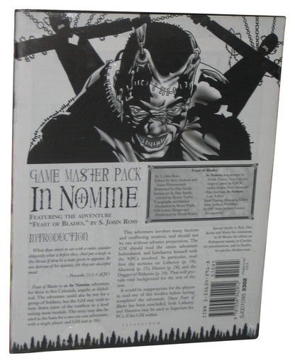 In Nomine RPG Game Steve Jackson Games Master Pack Paperback Book