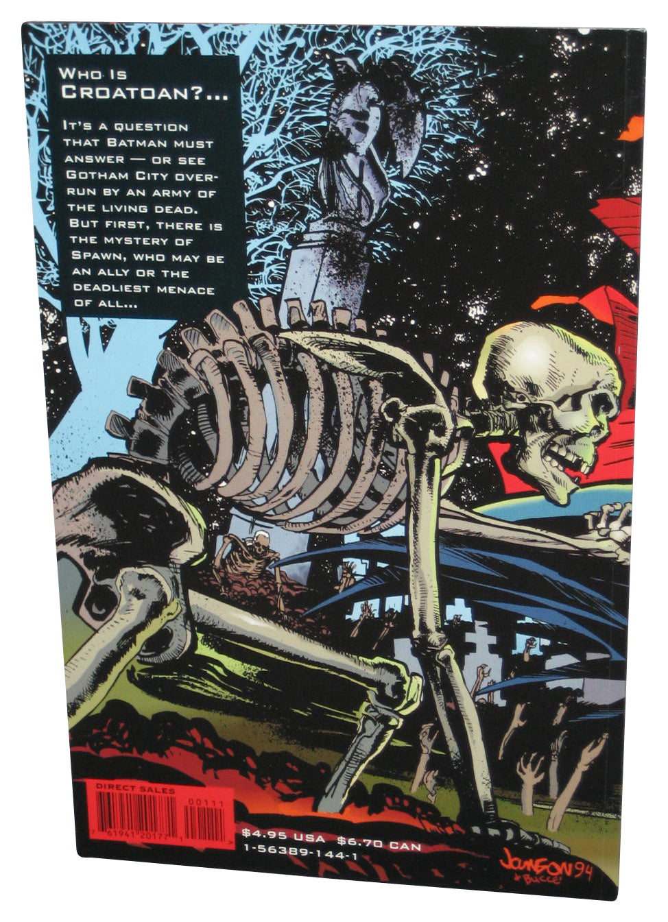 DC Comics Batman & Spawn War Devil (1994) Paperback Book