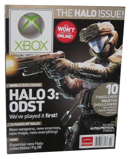 Xbox October 2009 Official Magazine Book Issue #101 - (Halo 3 ODST Cover)
