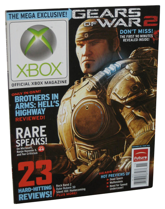 Xbox November 2008 Official Magazine Book Issue #89 - (Gears of War 2 Cover)