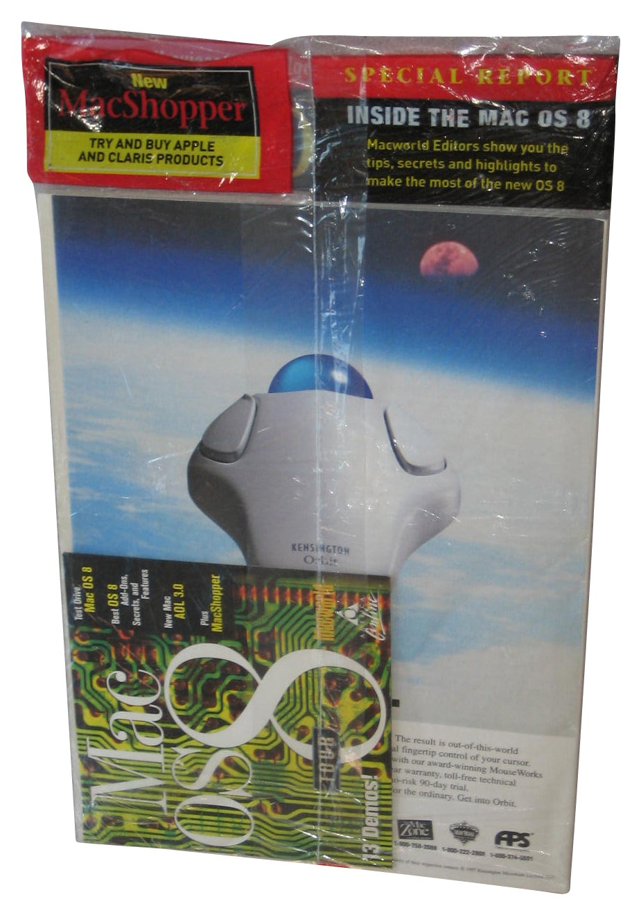 Macworld September 1997 Magazine Book w/ Mac OS 8 Demo CD