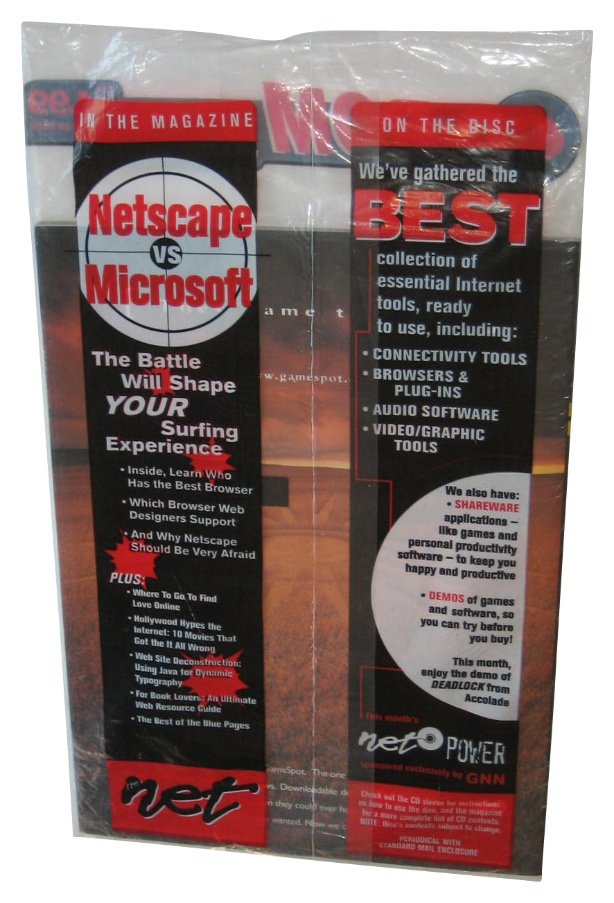 The Net Ultimate Internet Guide #10 (1996) Magazine Book w/ Mac Windows CD