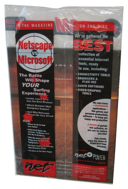 The Net Ultimate Internet Guide #10 (1996) Magazine Book w/ Mac Windows CD