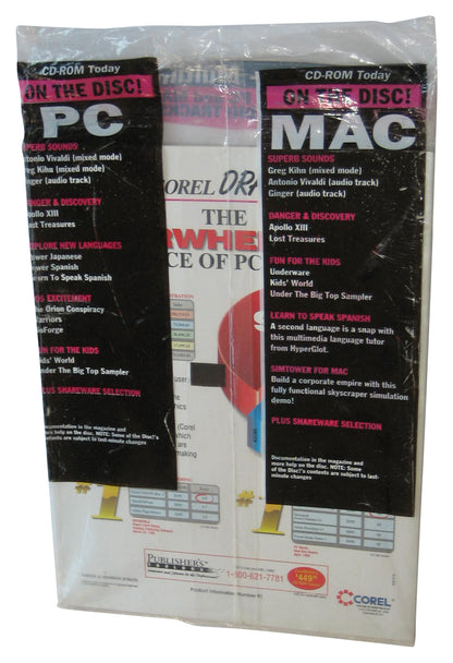 CD-Rom Today August 1995 Sealed PC & Mac Magazine Book w/ CD - (Hot New Sounds)