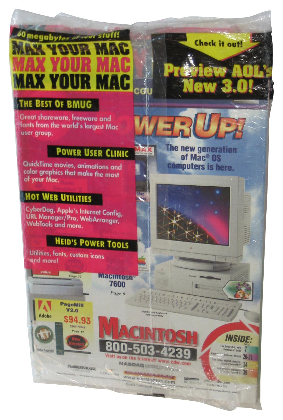 Macworld November 1996 Magazine Book w/ CD-Rom - (Media Whiz Cover)