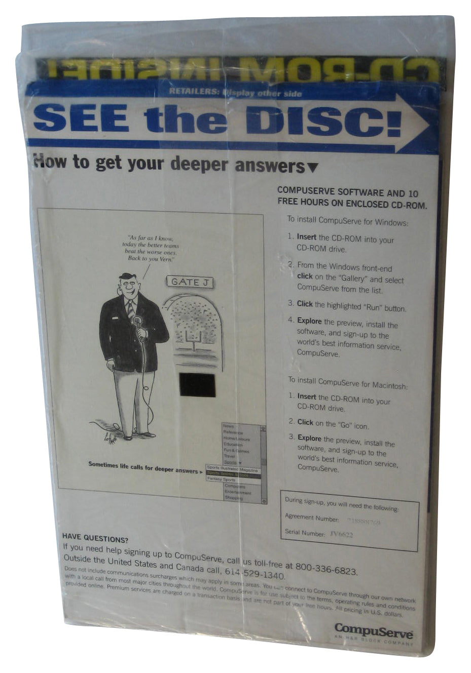 CD-Rom Today February 1996 PC & Mac Magazine Book - (Christopher Walken Cover)