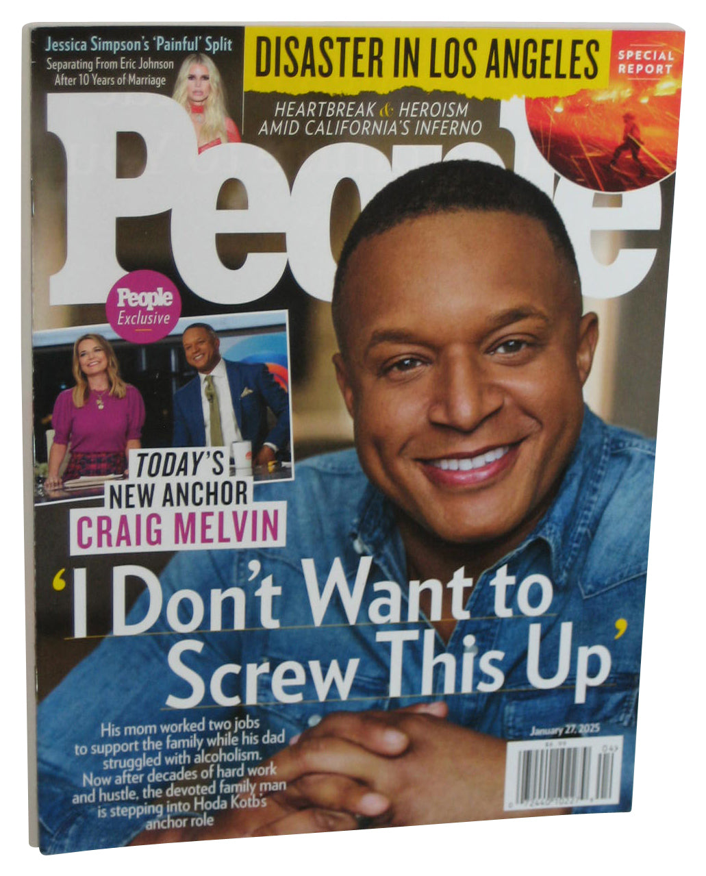 People January 27 2025 Magazine Book - (Craig Melvin Cover)