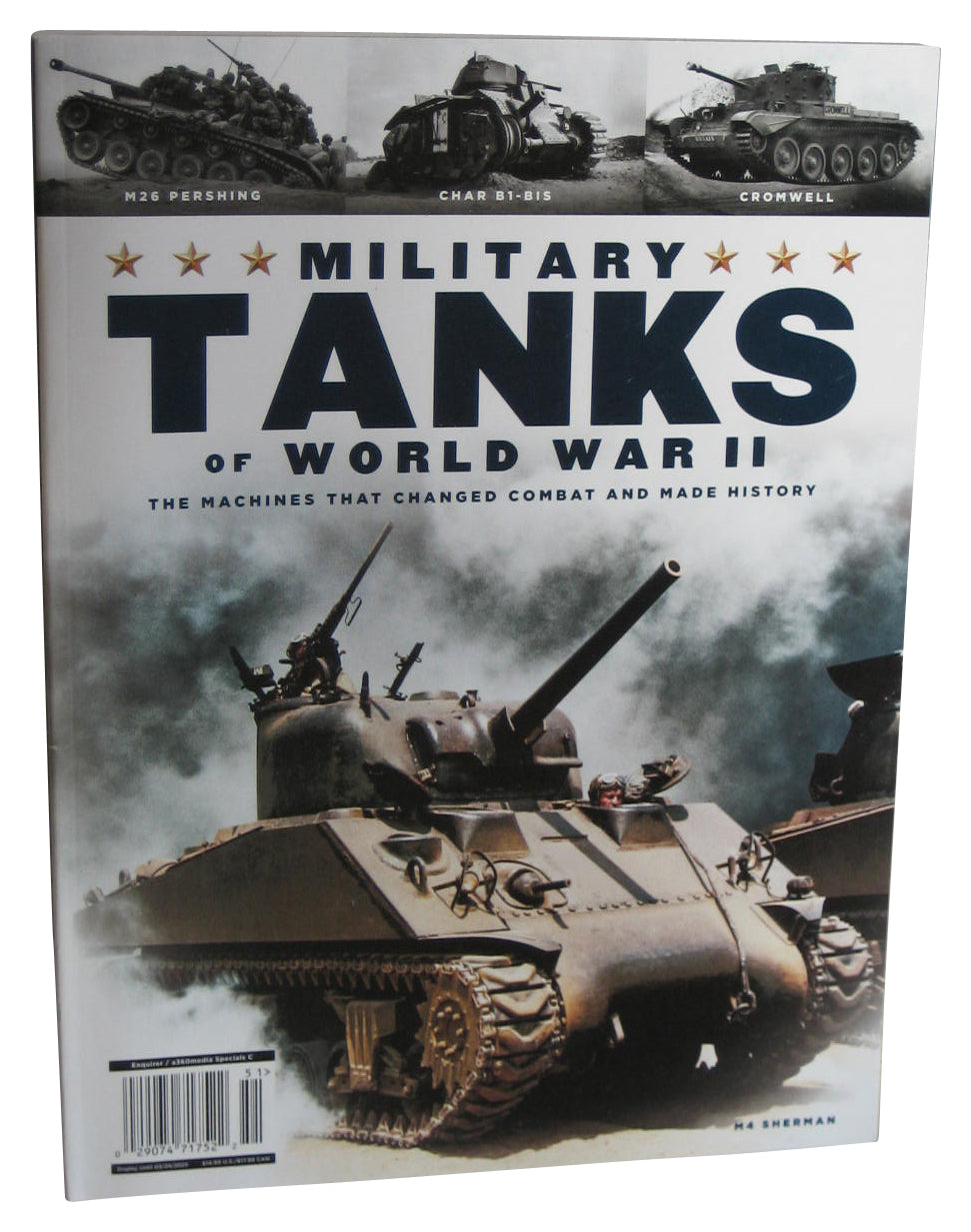 Military Tanks of World War II (2025) Magazine Book - (M4 Sherman Tank Cover)