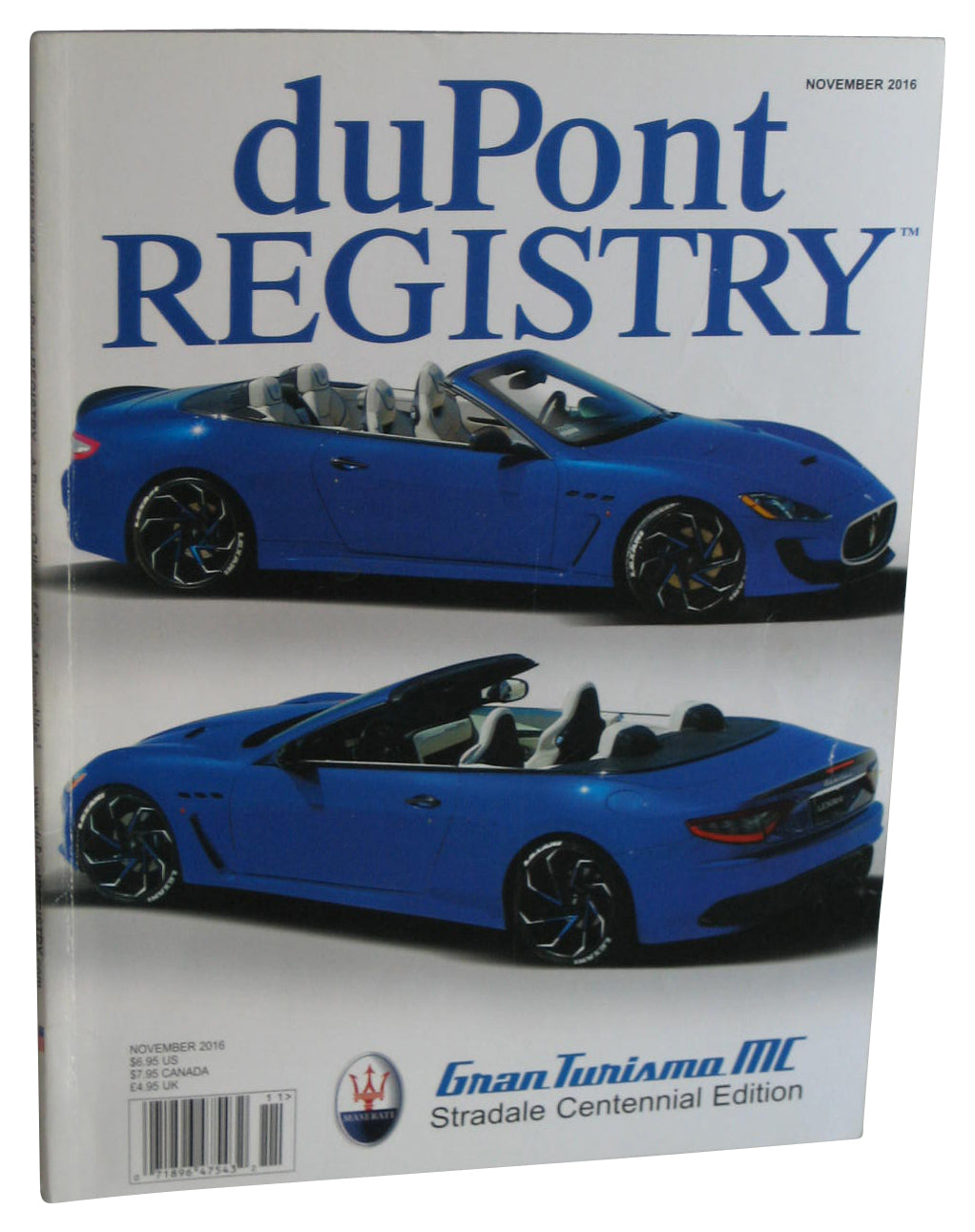 duPont REGISTRY Autos November 2016 Magazine Book