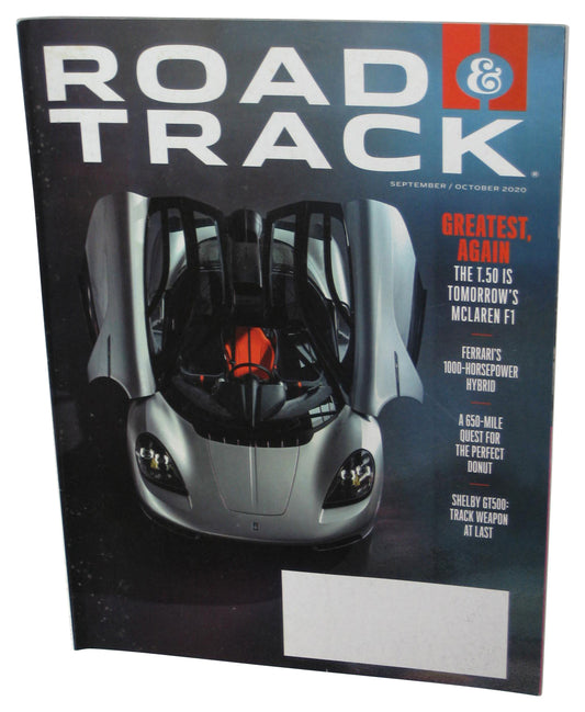 Road Track September / October 2020 Car Magazine Book