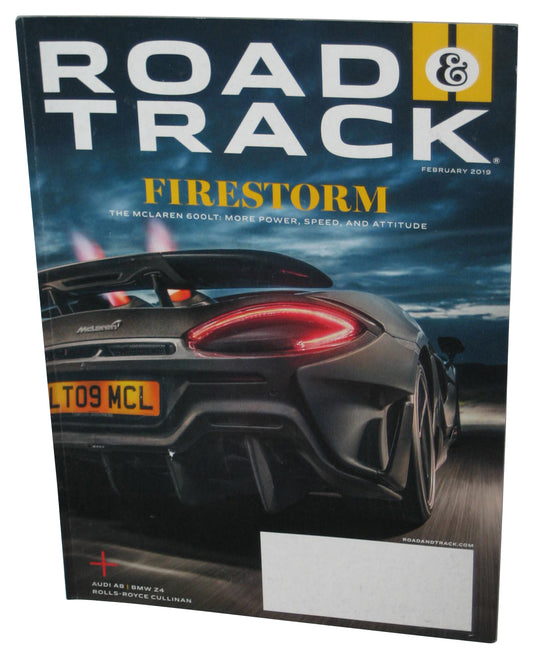 Road Track February 2019 Car Magazine Book - (McLaren 600LT Cover)