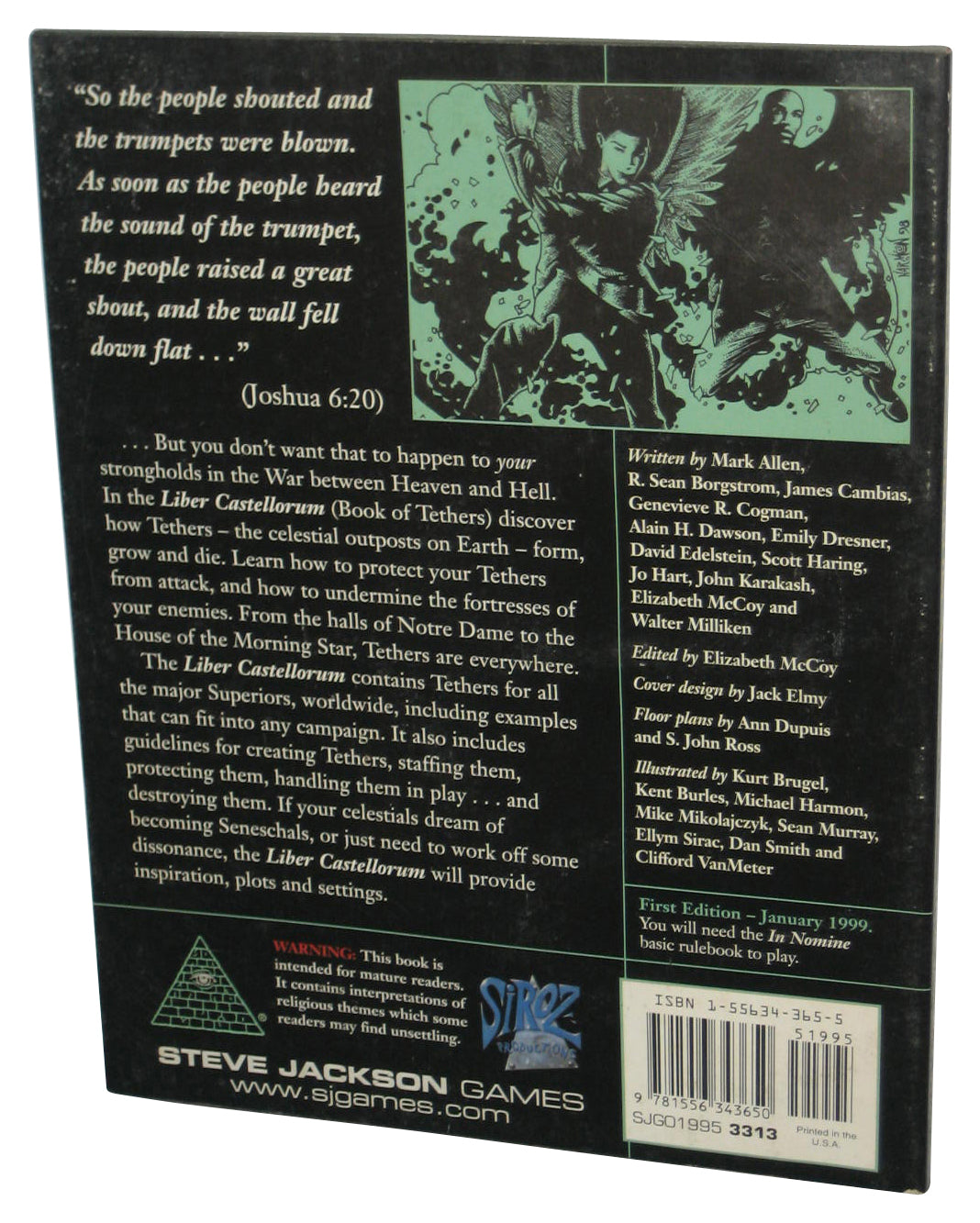 In Nomine Liber Castellorum The Book of Tethers (1999) Paperback Book