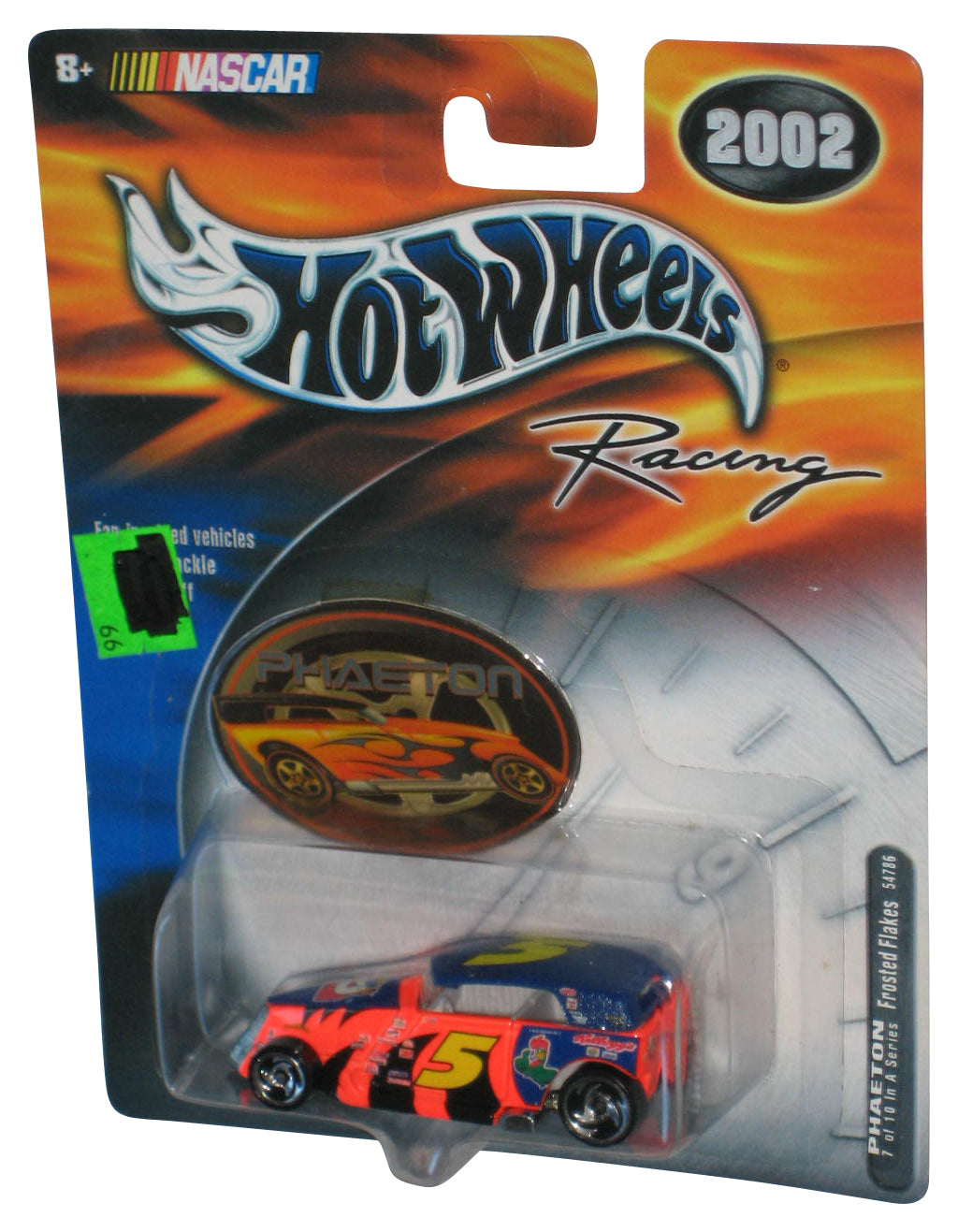 Hot Wheels Racing (2002) Orange & Blue Frosted Flakes Phaeton Toy Car 7/10