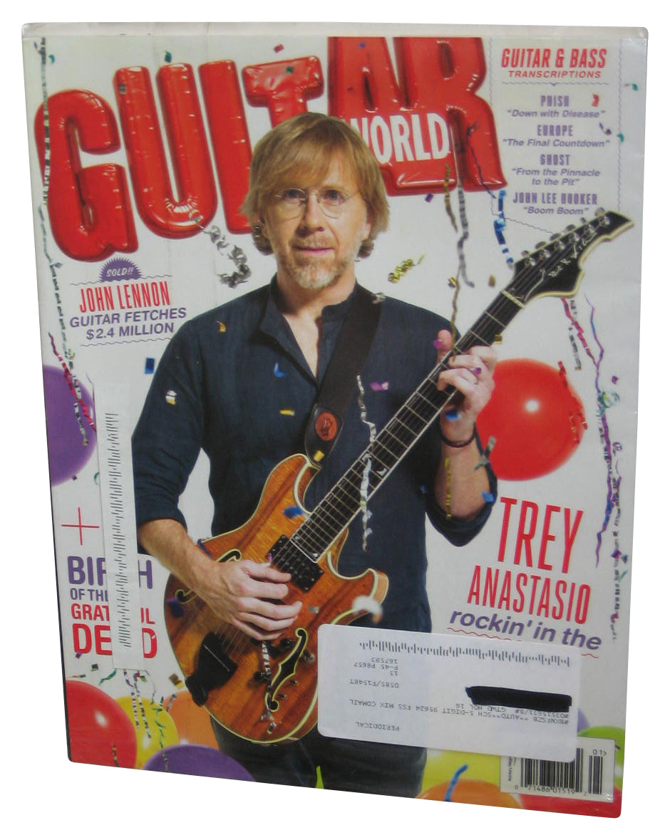 Guitar World January 2016 Magazine Book - (Trey Anastasio Cover)