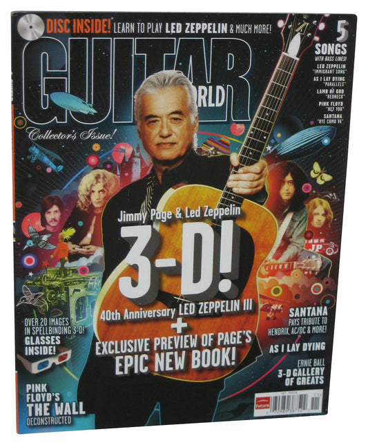 Guitar World November 2010 Magazine Book w/ CD & 3-D Glasses