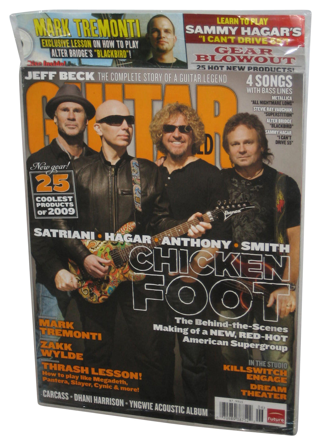 Guitar World June 2009 Magazine Book w/ CD - (Chicken Foot Cover)