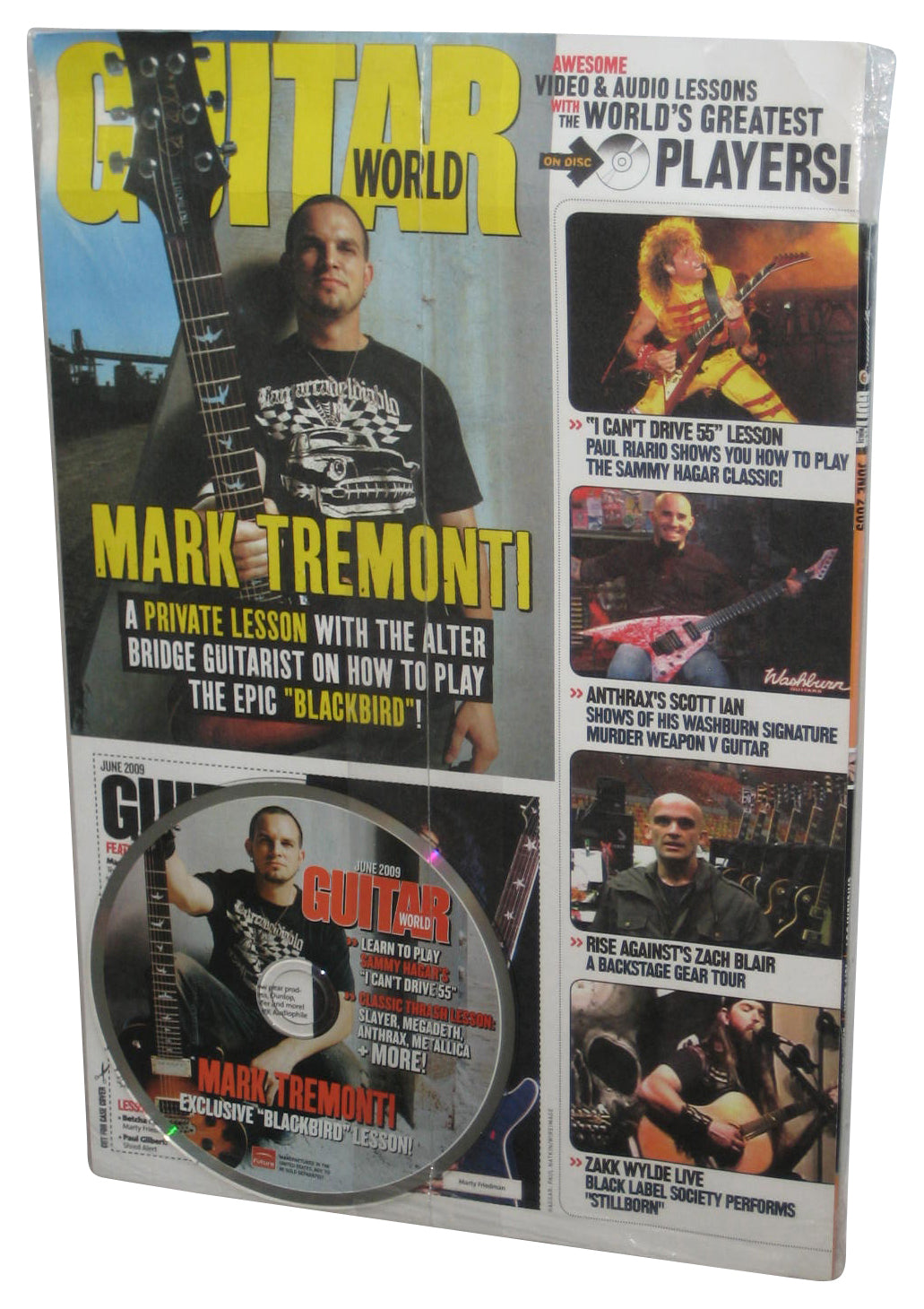 Guitar World June 2009 Magazine Book w/ CD - (Chicken Foot Cover)