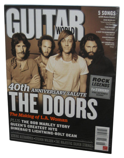 Guitar World June 2011 Magazine Book w/ CD - (40th Salute The Doors Cover)