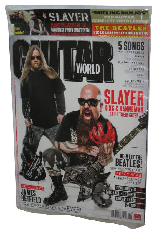 Guitar World November 2009 Magazine Book w/ CD - (Slayer King & Hanneman Cover)