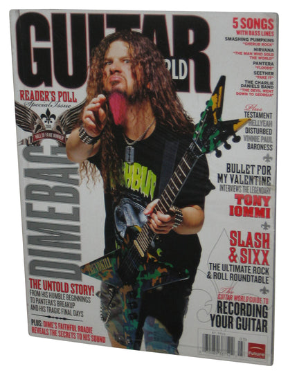 Guitar World March 2008 Magazine Book w/ CD - (Dimebag Cover)